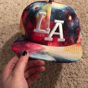 Brand new LA galaxy flat bill hat